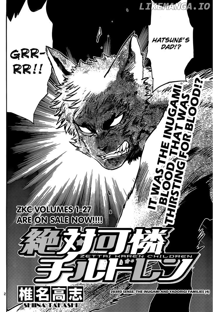 Zettai Karen Children Chapter 287 - page 3