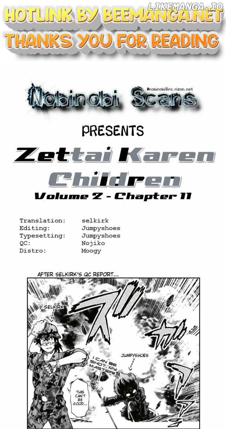Zettai Karen Children Chapter 11 - page 1