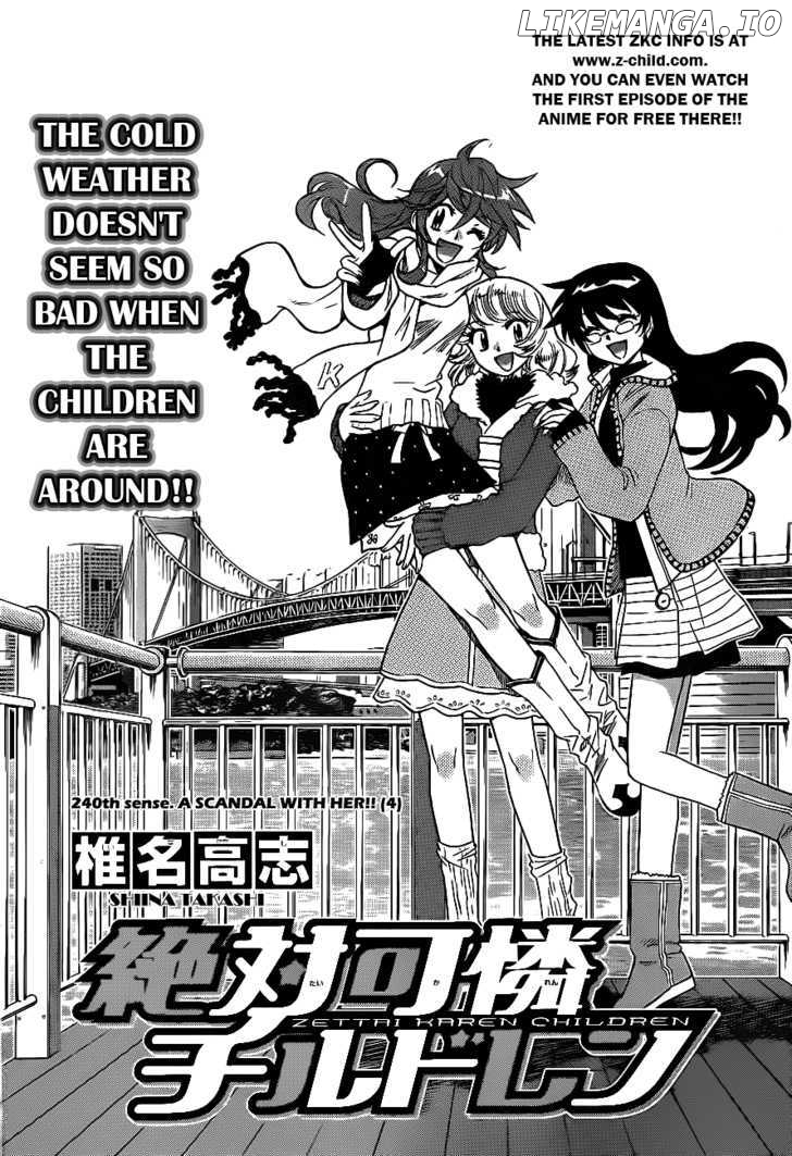 Zettai Karen Children Chapter 244 - page 2