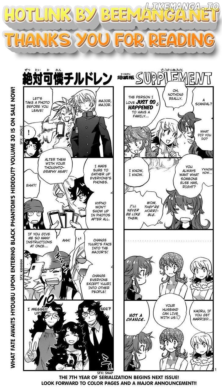 Zettai Karen Children Chapter 313 - page 1