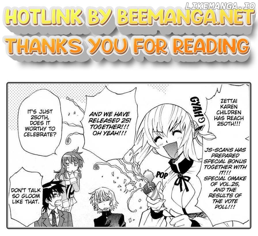 Zettai Karen Children Chapter 254 - page 1
