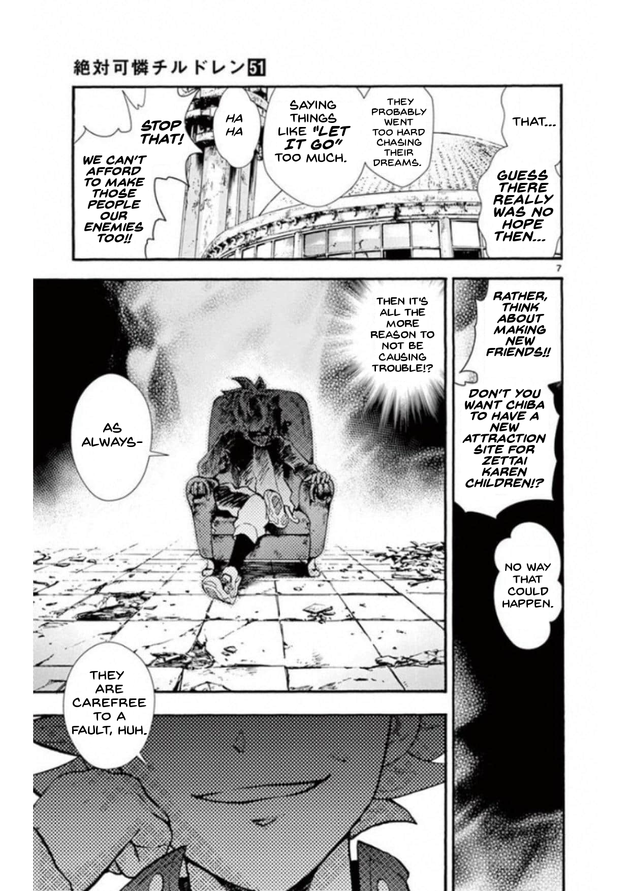 Zettai Karen Children Chapter 496 - page 7