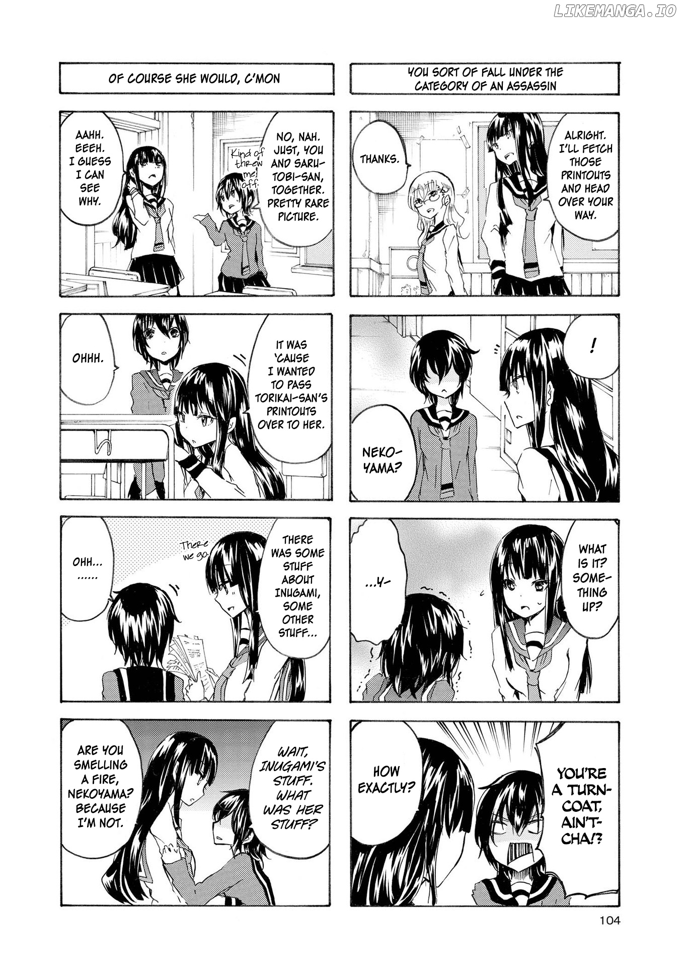 Inugami-San To Nekoyama-San chapter 38 - page 6