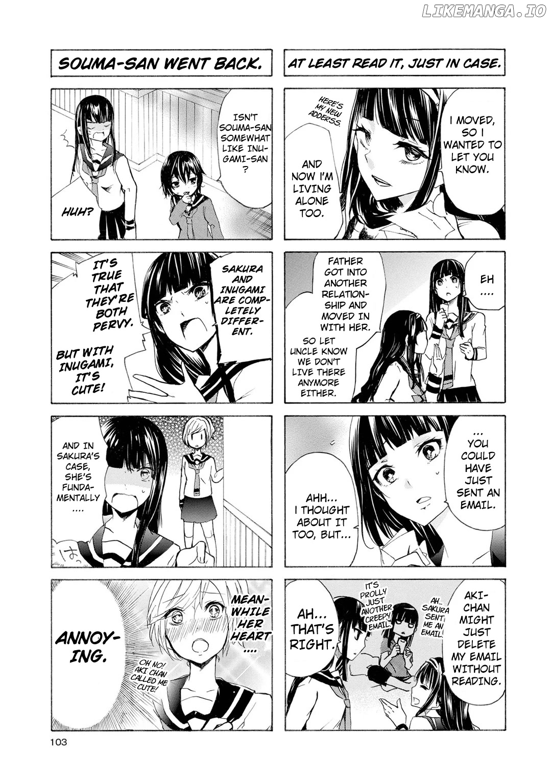 Inugami-San To Nekoyama-San chapter 48 - page 3