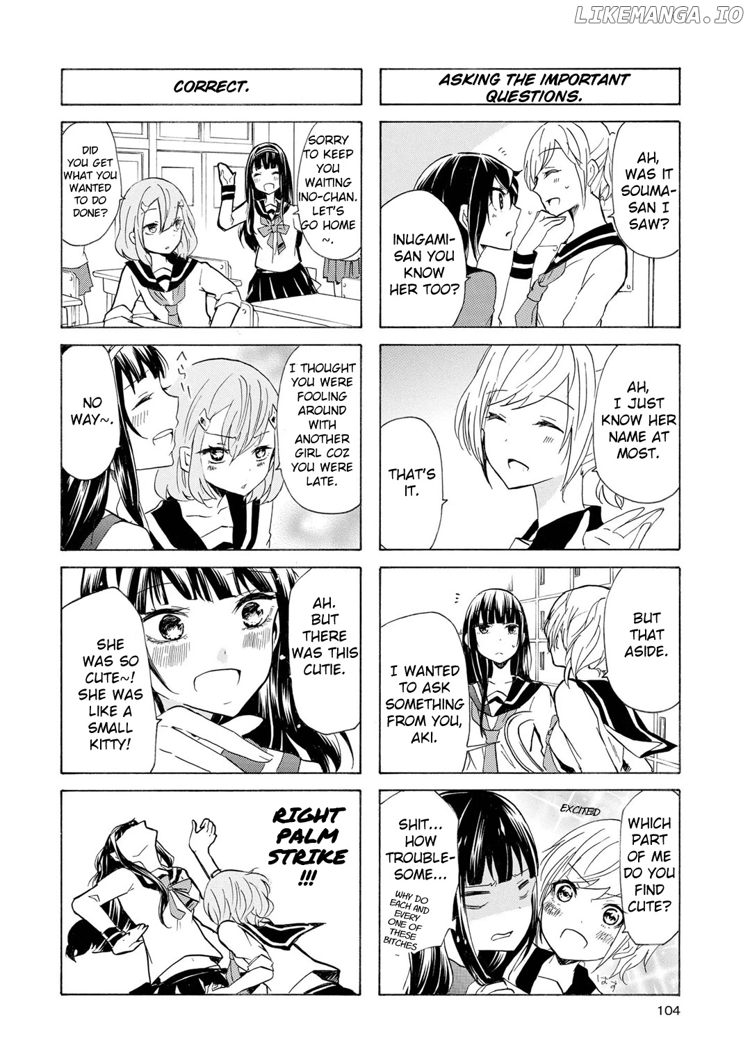Inugami-San To Nekoyama-San chapter 48 - page 4