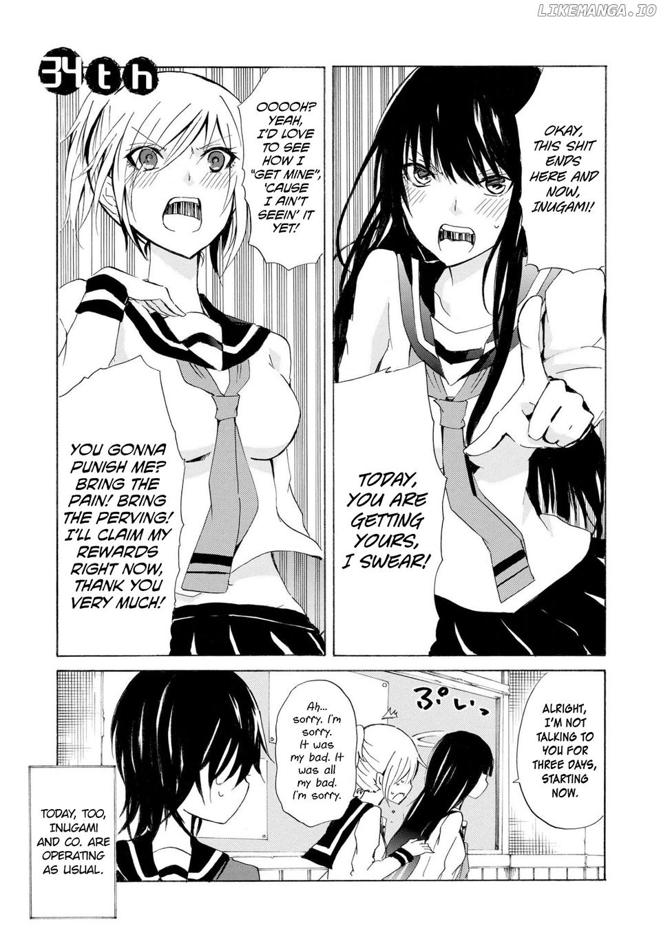Inugami-San To Nekoyama-San chapter 34 - page 1