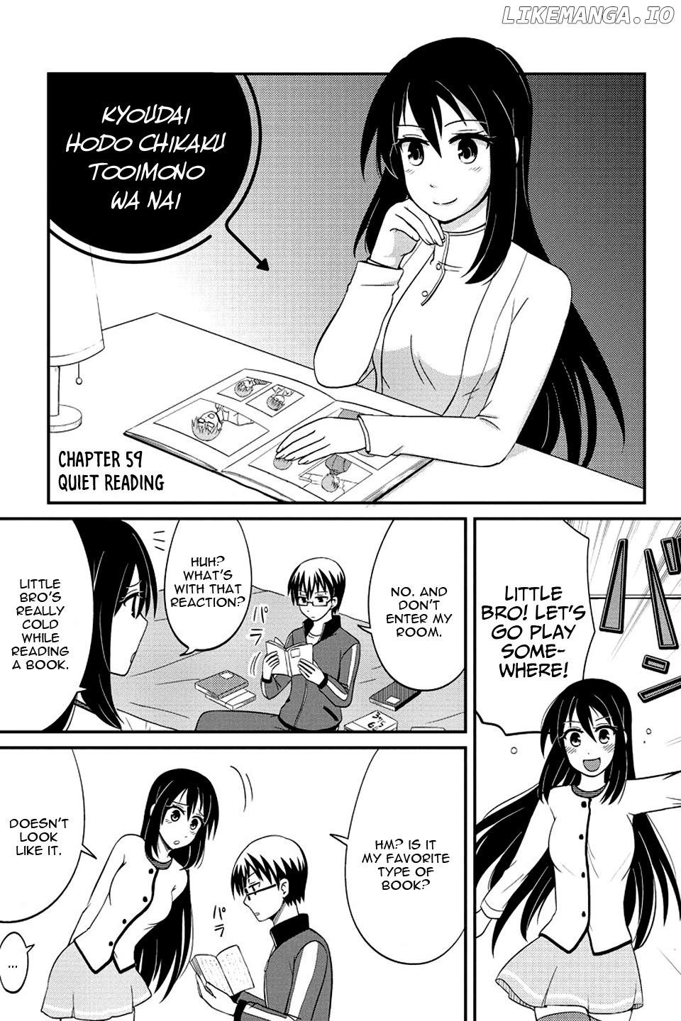 Kyoudai Hodo Chikaku Tooimono Wa Nai chapter 59 - page 2