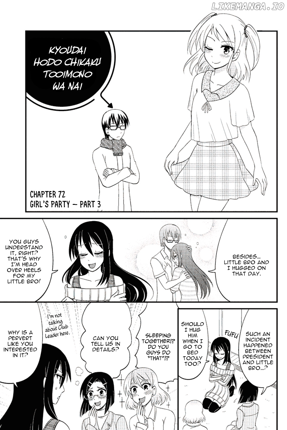 Kyoudai Hodo Chikaku Tooimono Wa Nai chapter 72 - page 2