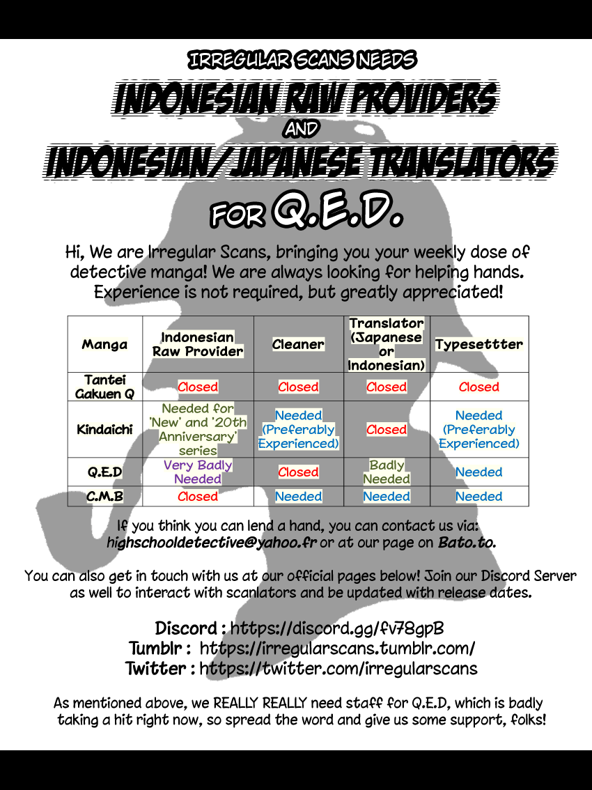 Tantei Gakuen Q chapter 155 - page 3