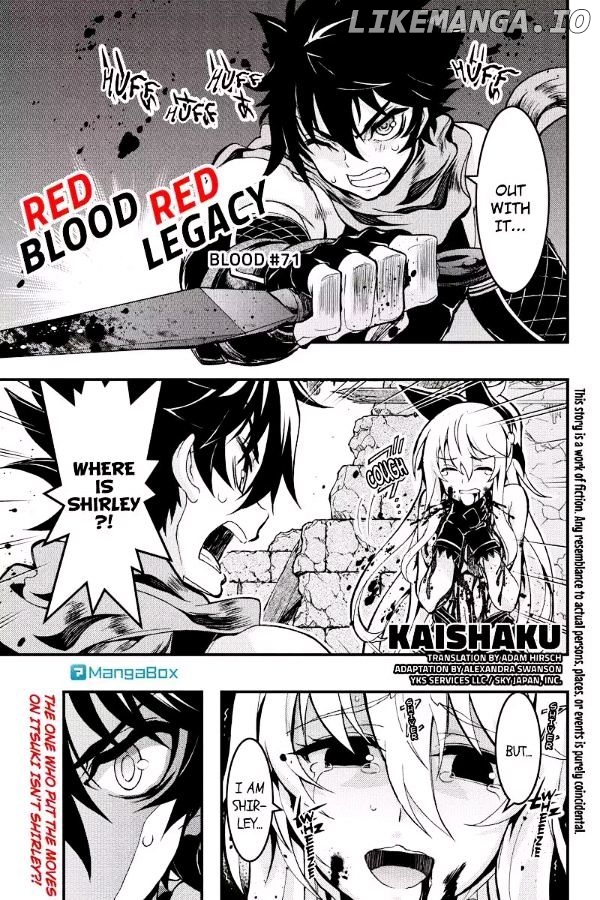 Aka Akatoretachi No Monogatari chapter 71 - page 1