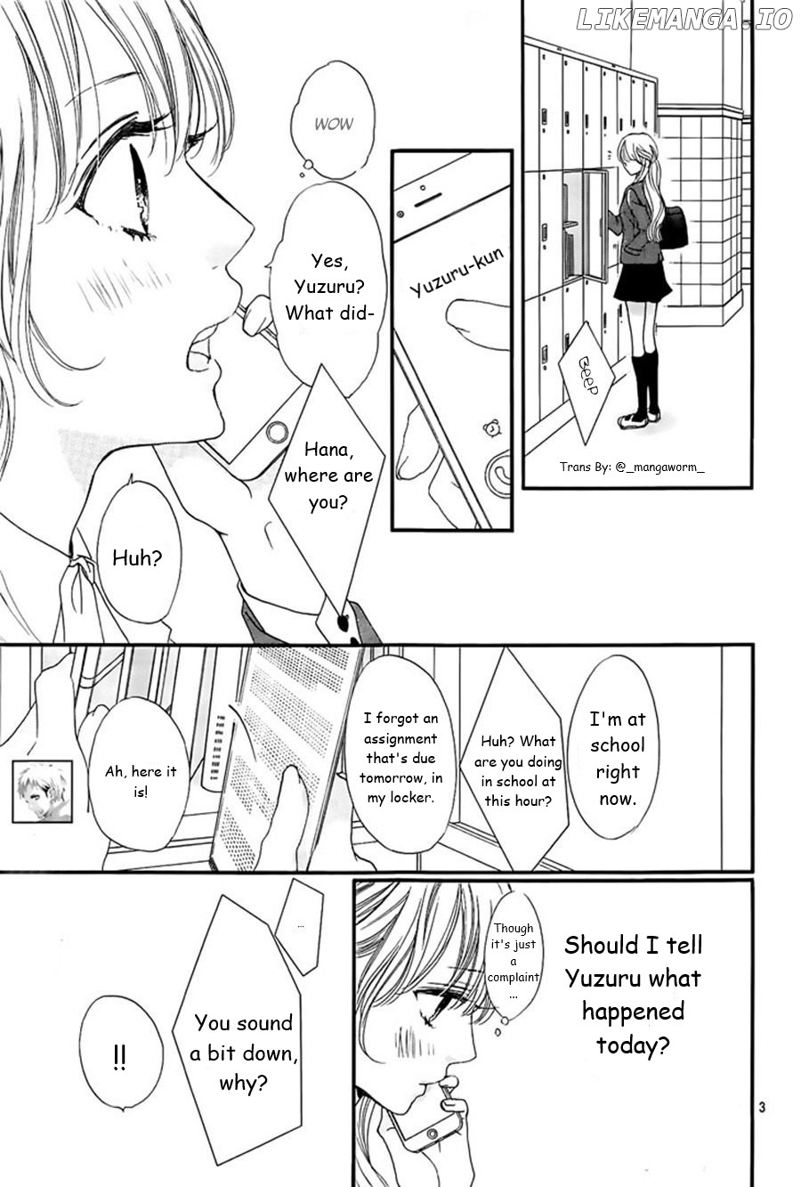 Boku Ni Hana No Melancholy chapter 46 - page 2