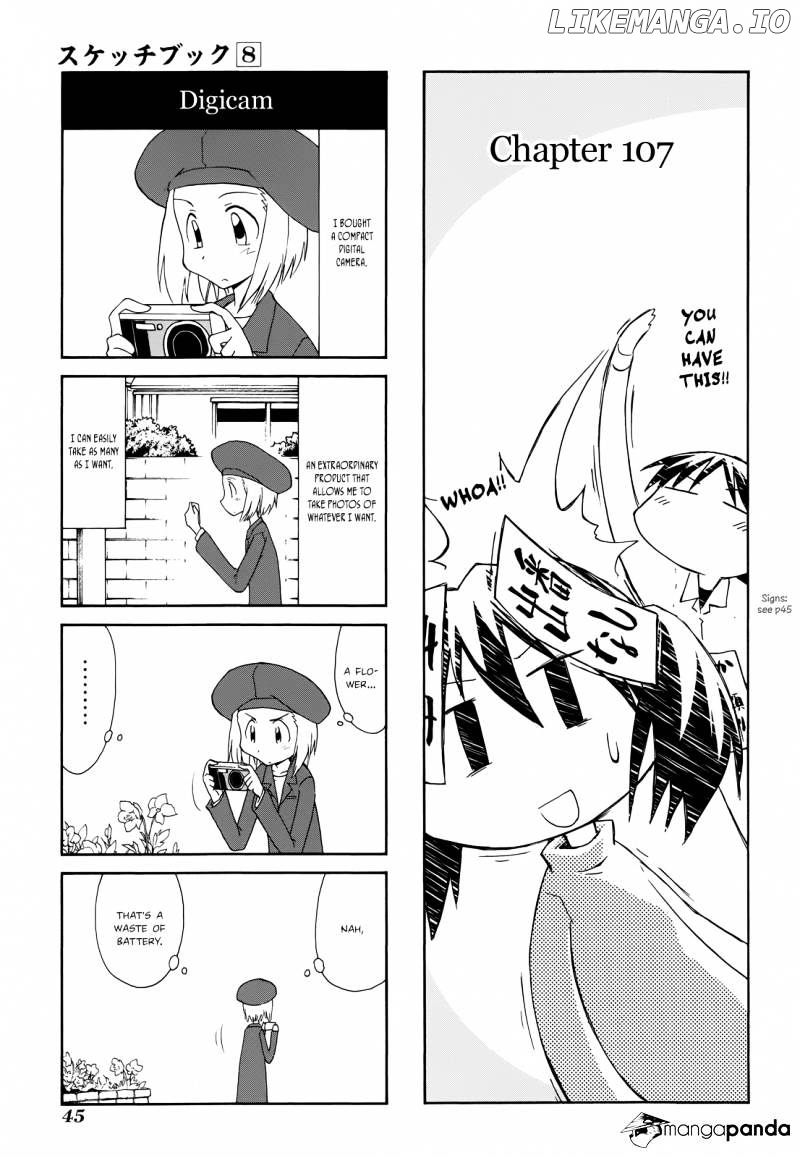 Sketchbook - Manga chapter 107 - page 1
