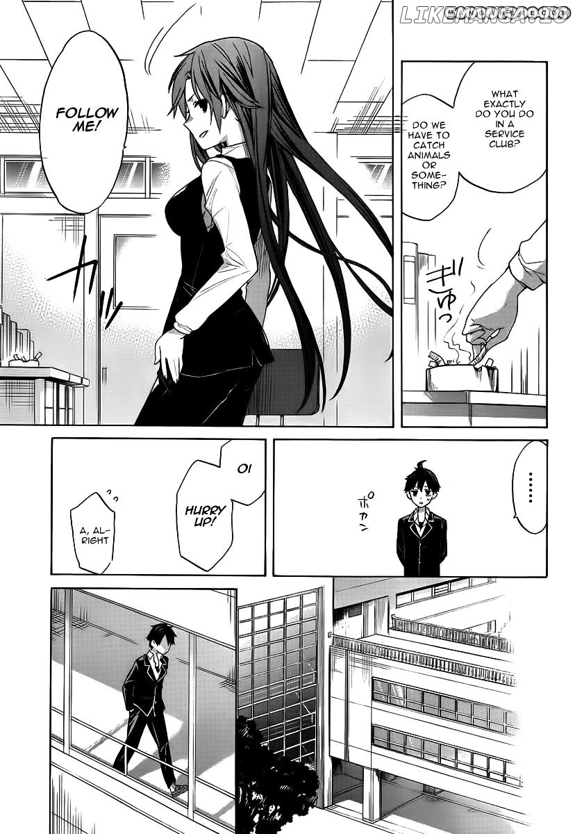 Yahari Ore no Seishun Rabukome wa Machigatte Iru. - Mougenroku chapter 1 - page 12
