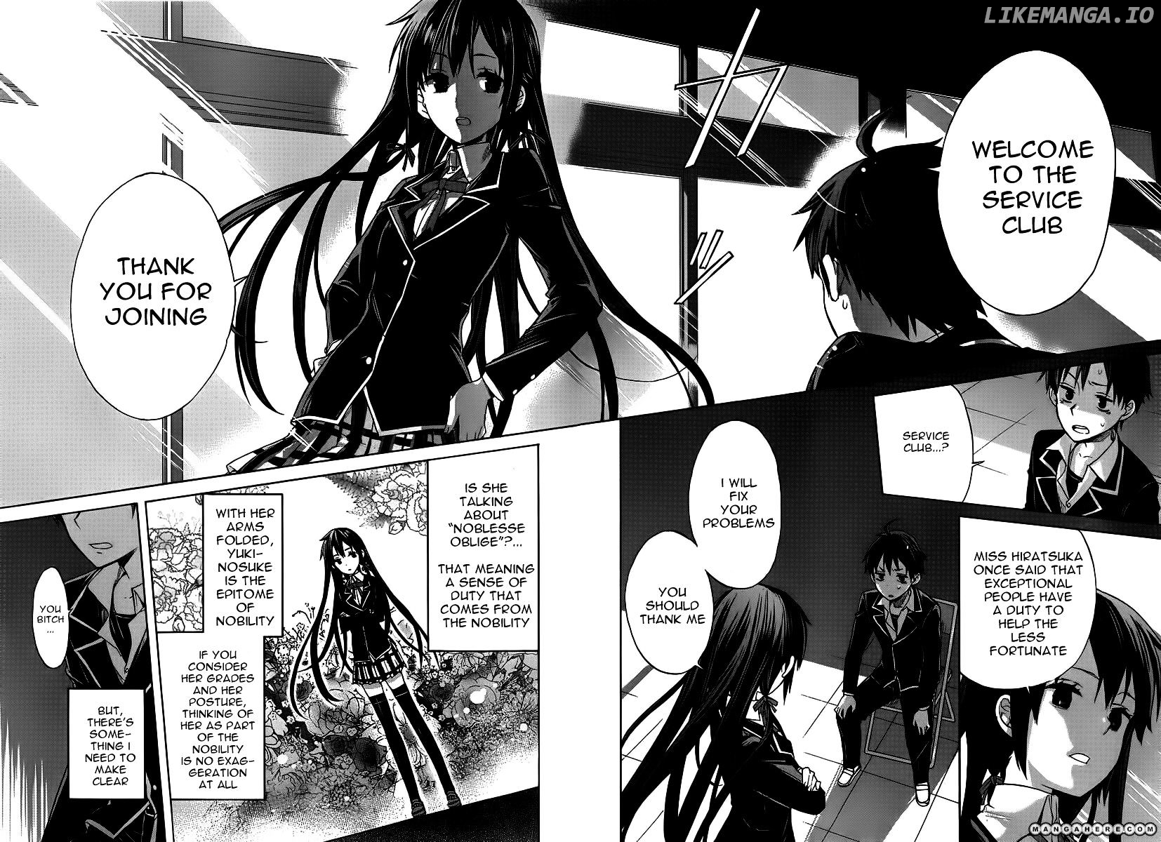 Yahari Ore no Seishun Rabukome wa Machigatte Iru. - Mougenroku chapter 1 - page 28