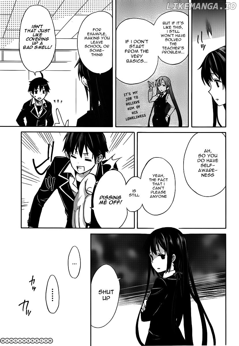Yahari Ore no Seishun Rabukome wa Machigatte Iru. - Mougenroku chapter 1 - page 34