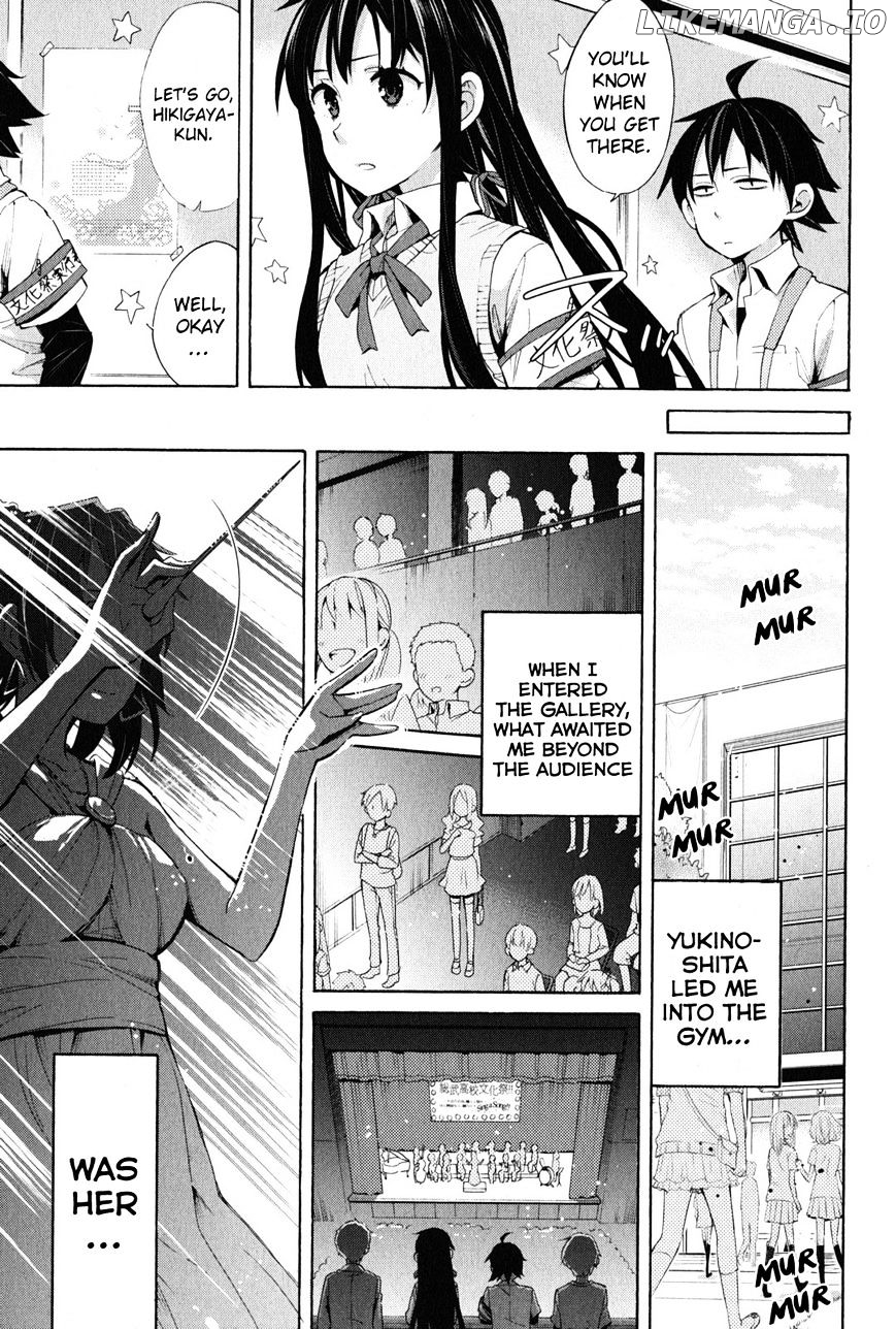 Yahari Ore no Seishun Rabukome wa Machigatte Iru. - Mougenroku chapter 25 - page 9