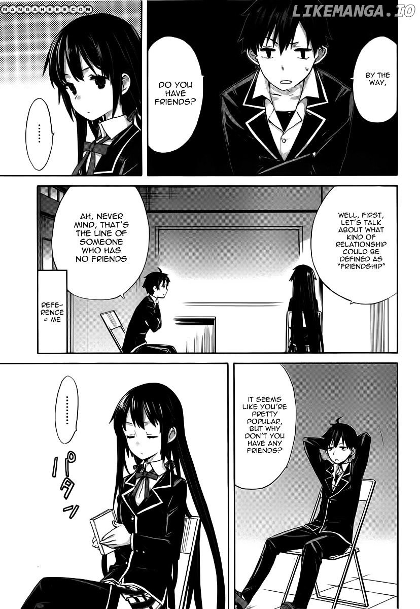 Yahari Ore no Seishun Rabukome wa Machigatte Iru. - Mougenroku chapter 2 - page 6