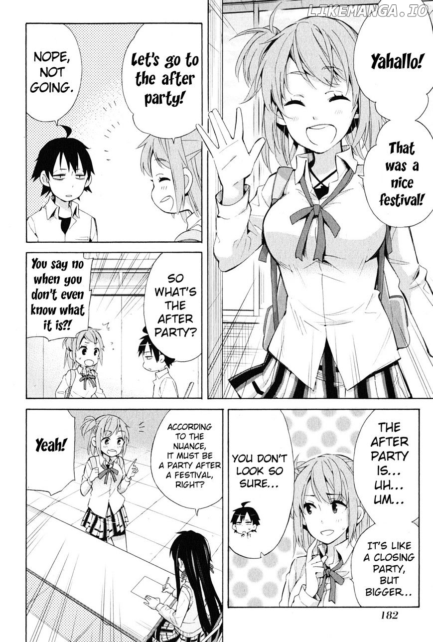 Yahari Ore no Seishun Rabukome wa Machigatte Iru. - Mougenroku chapter 26 - page 38