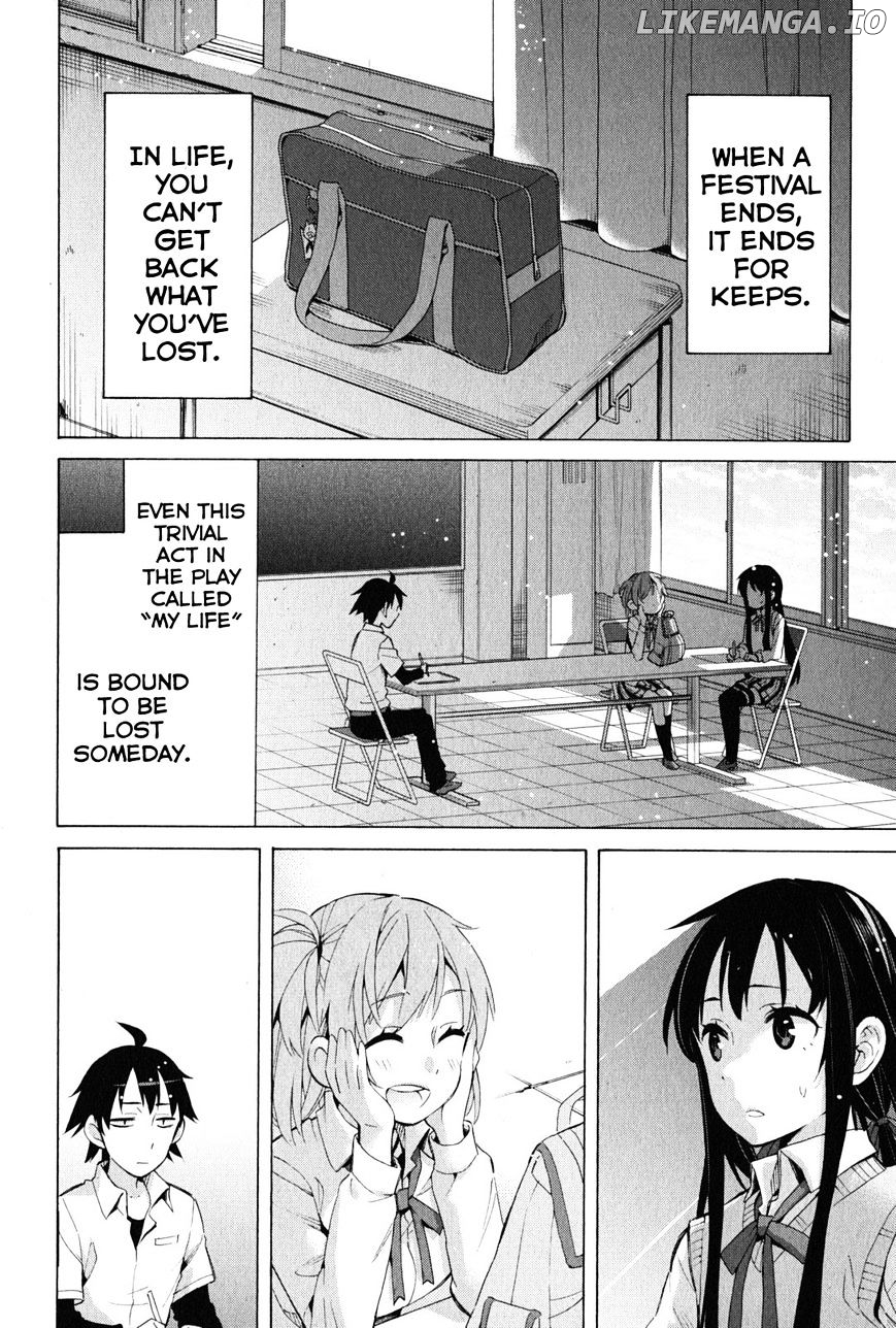 Yahari Ore no Seishun Rabukome wa Machigatte Iru. - Mougenroku chapter 26 - page 40