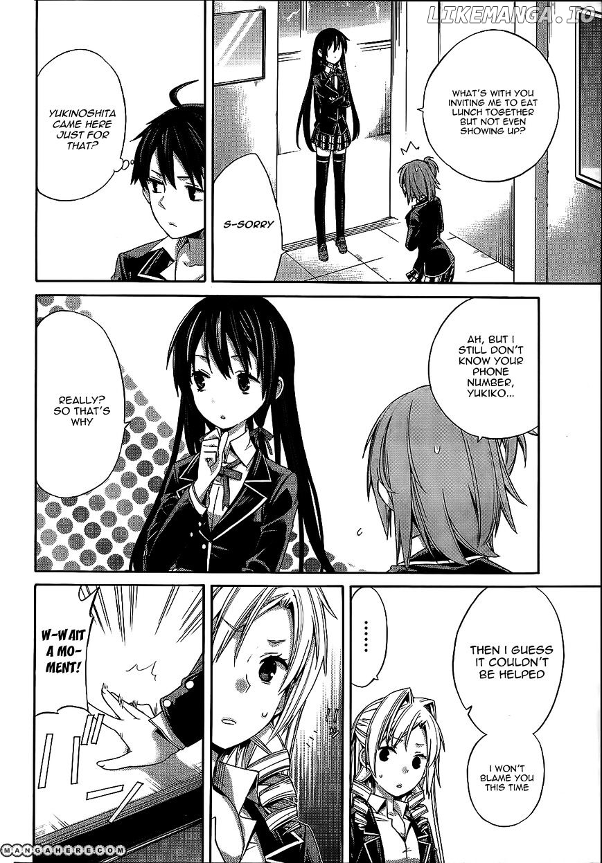 Yahari Ore no Seishun Rabukome wa Machigatte Iru. - Mougenroku chapter 3 - page 12