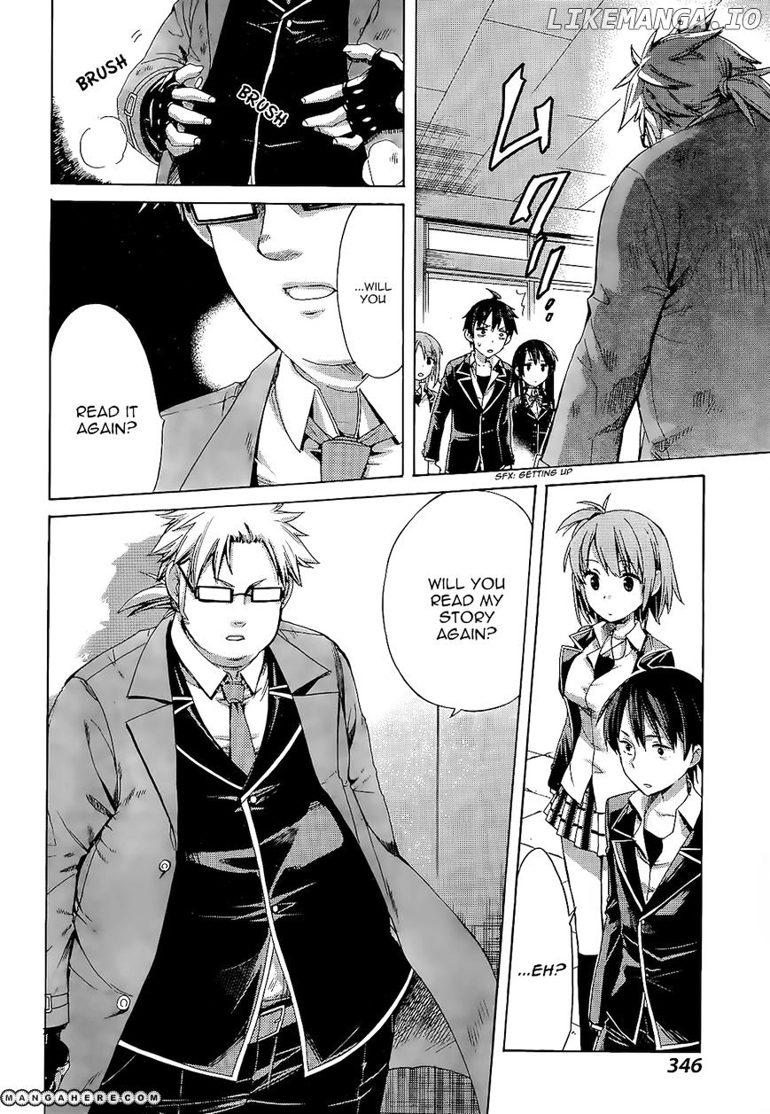 Yahari Ore no Seishun Rabukome wa Machigatte Iru. - Mougenroku chapter 4 - page 28