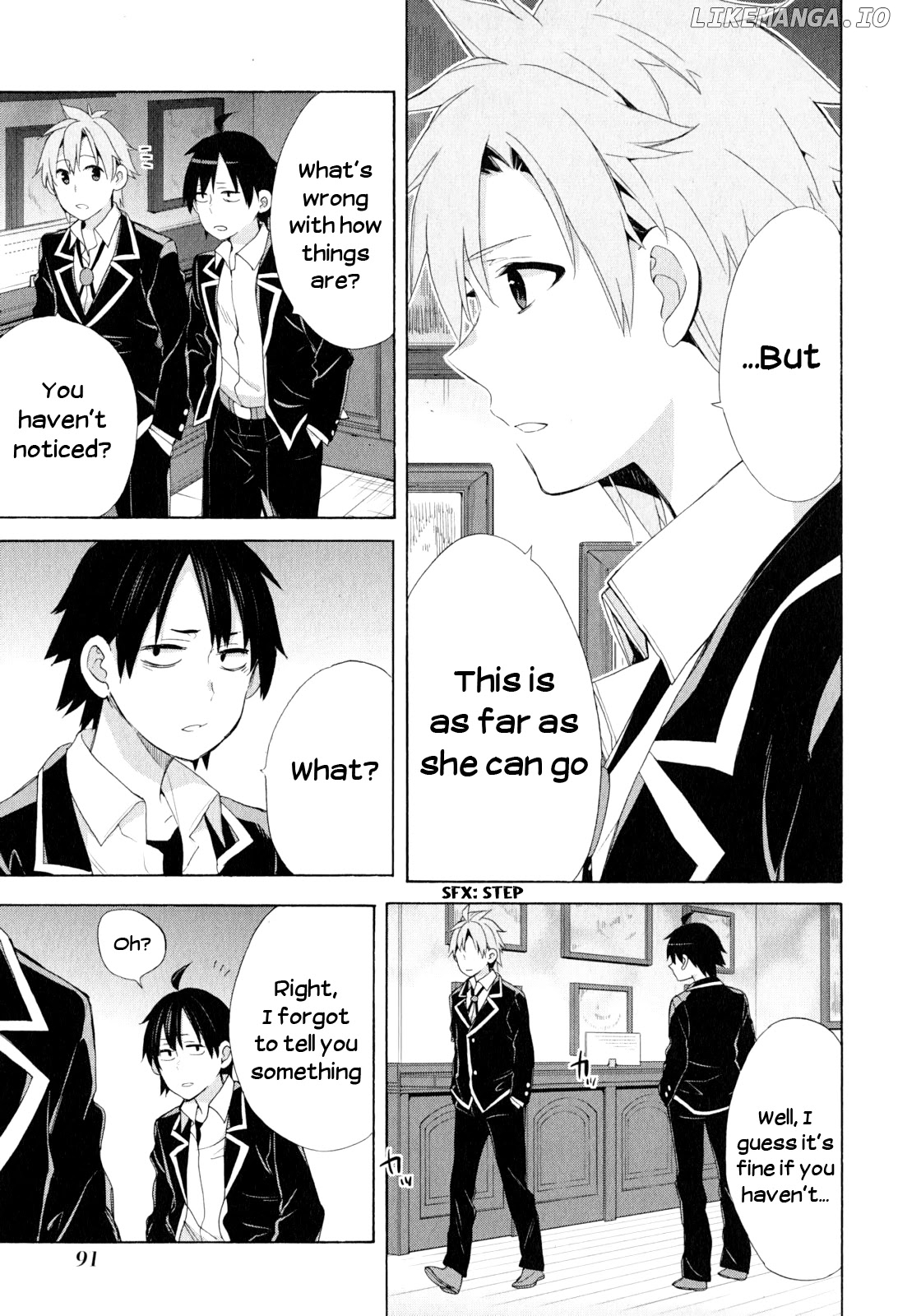 Yahari Ore no Seishun Rabukome wa Machigatte Iru. - Mougenroku chapter 51 - page 22