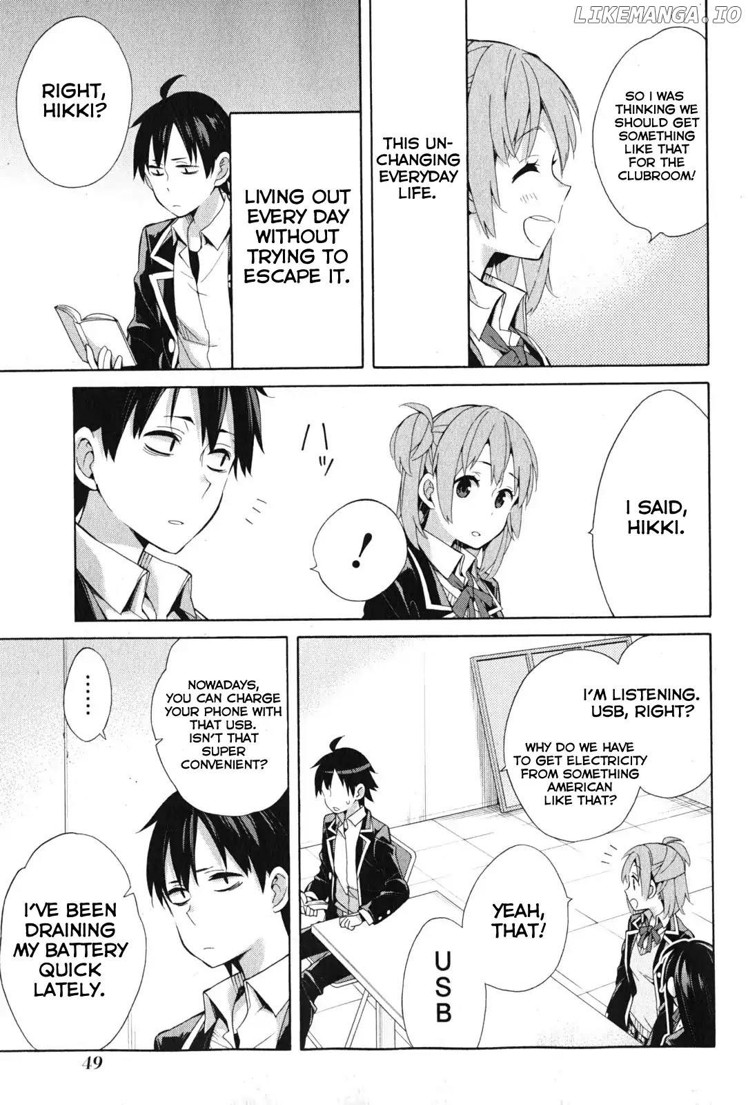 Yahari Ore no Seishun Rabukome wa Machigatte Iru. - Mougenroku chapter 35 - page 3