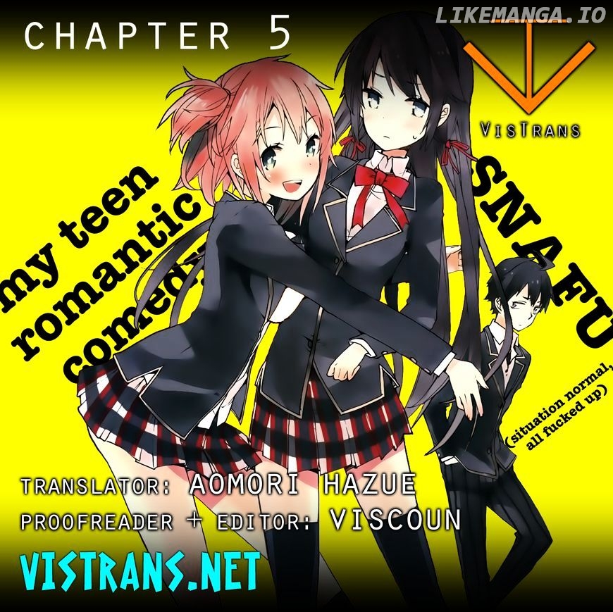 Yahari Ore no Seishun Rabukome wa Machigatte Iru. - Mougenroku chapter 5 - page 1