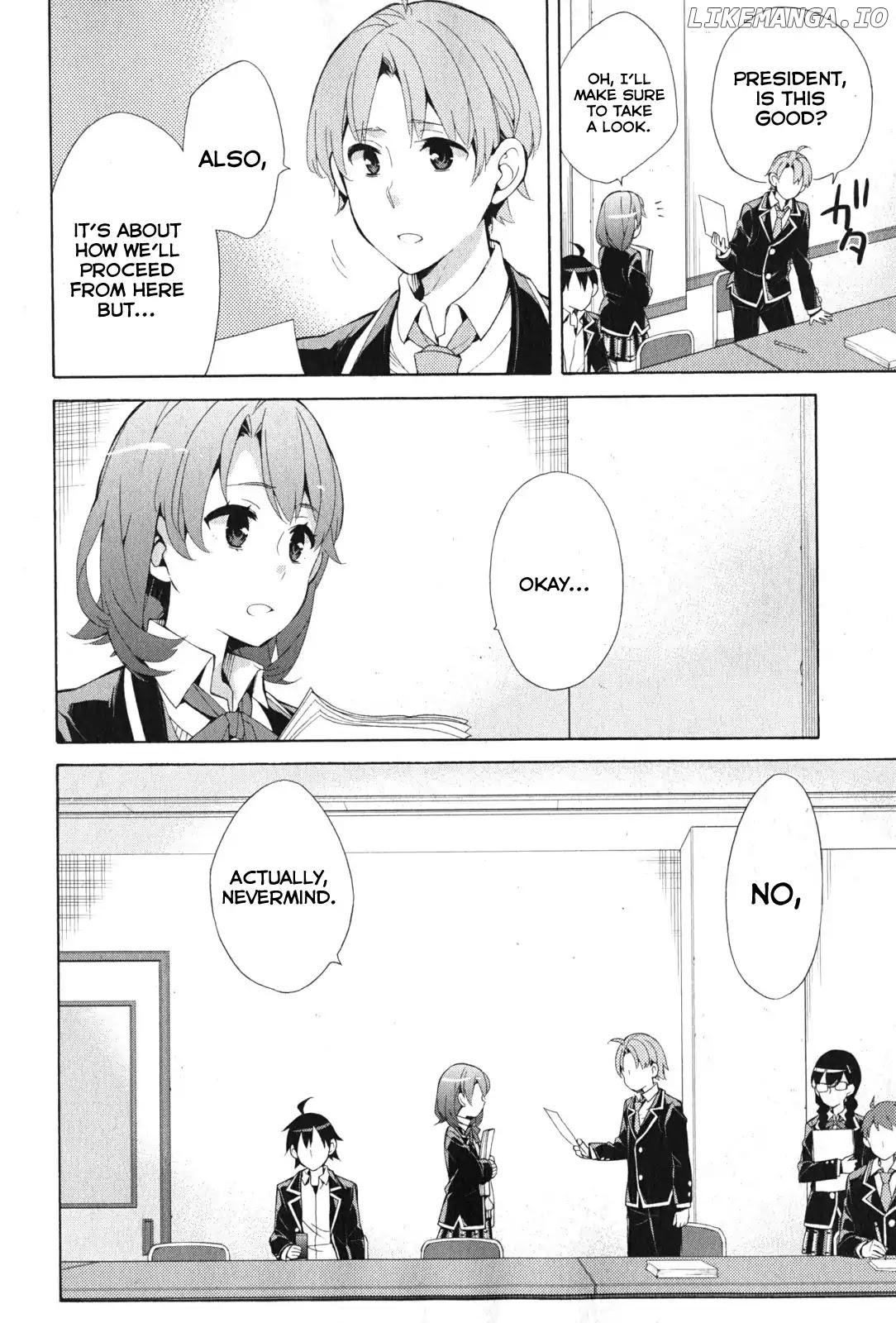 Yahari Ore no Seishun Rabukome wa Machigatte Iru. - Mougenroku chapter 36 - page 14