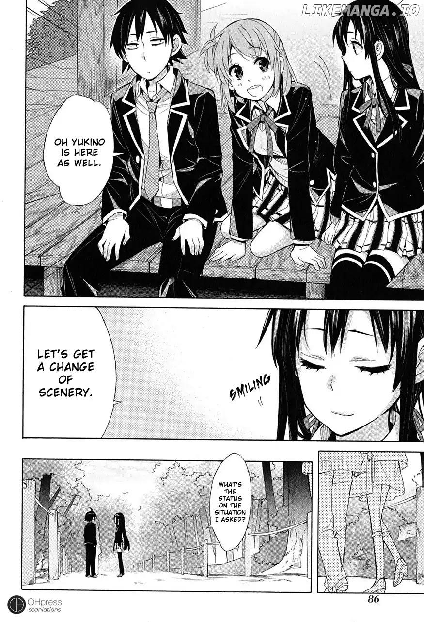 Yahari Ore no Seishun Rabukome wa Machigatte Iru. - Mougenroku chapter 28 - page 22