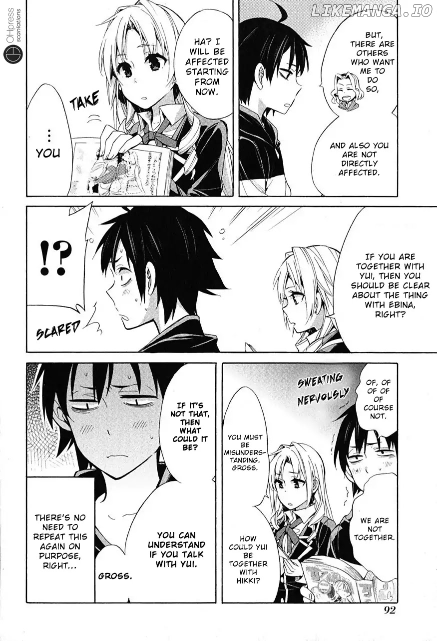 Yahari Ore no Seishun Rabukome wa Machigatte Iru. - Mougenroku chapter 28 - page 28