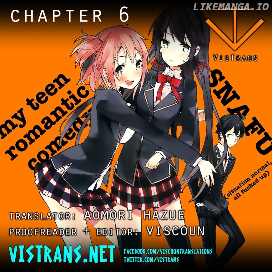Yahari Ore no Seishun Rabukome wa Machigatte Iru. - Mougenroku chapter 6 - page 1