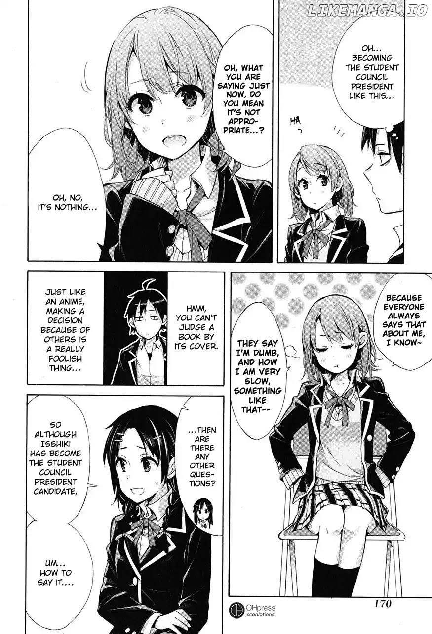 Yahari Ore no Seishun Rabukome wa Machigatte Iru. - Mougenroku chapter 30 - page 24