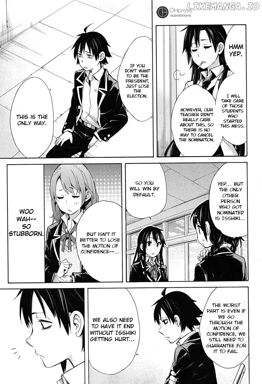Yahari Ore no Seishun Rabukome wa Machigatte Iru. - Mougenroku chapter 30 - page 27
