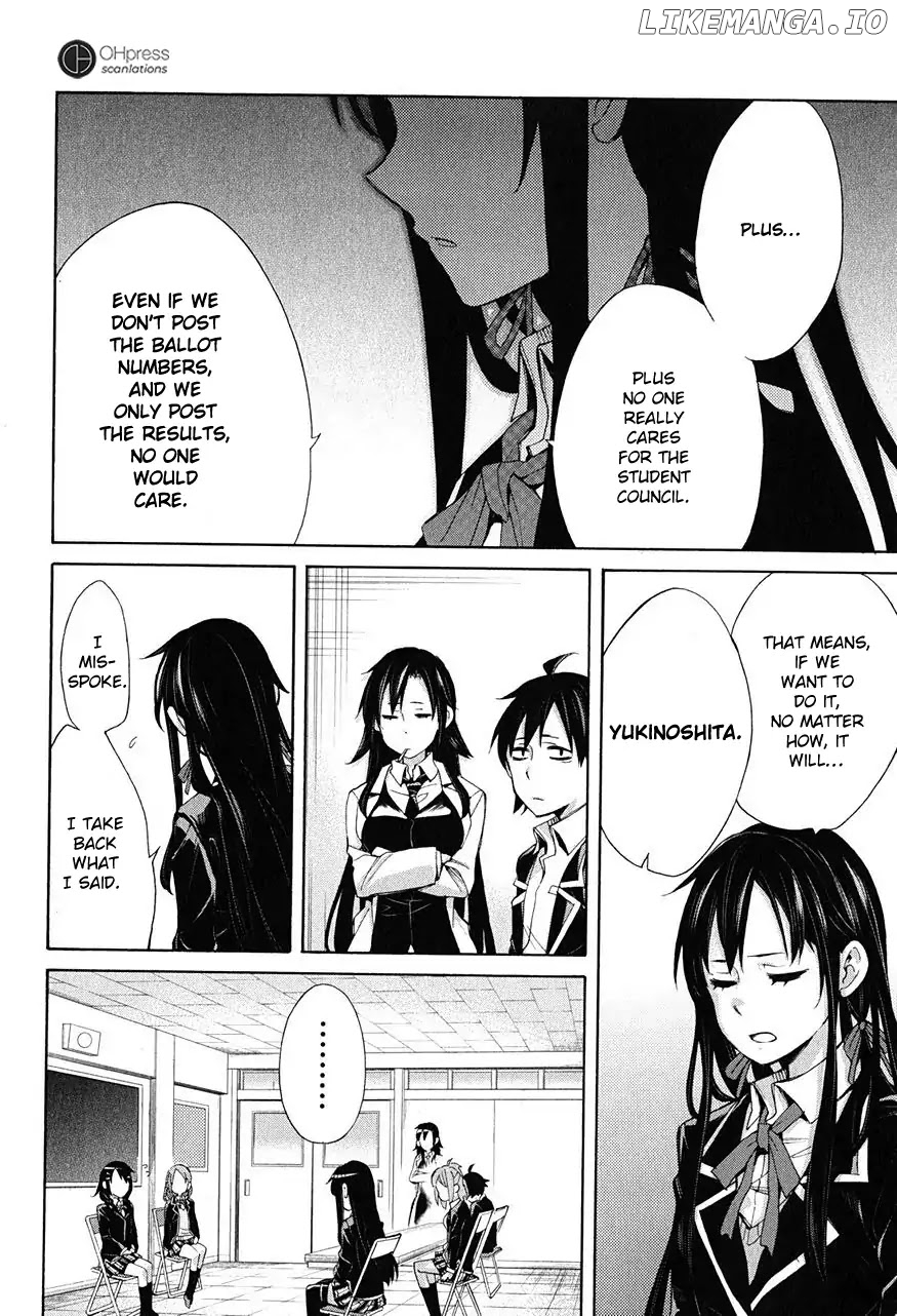 Yahari Ore no Seishun Rabukome wa Machigatte Iru. - Mougenroku chapter 30 - page 30