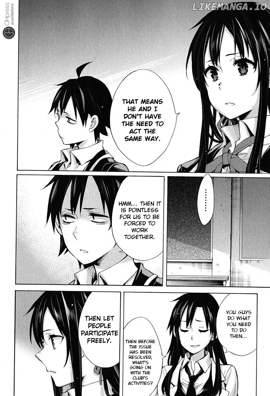 Yahari Ore no Seishun Rabukome wa Machigatte Iru. - Mougenroku chapter 30 - page 34