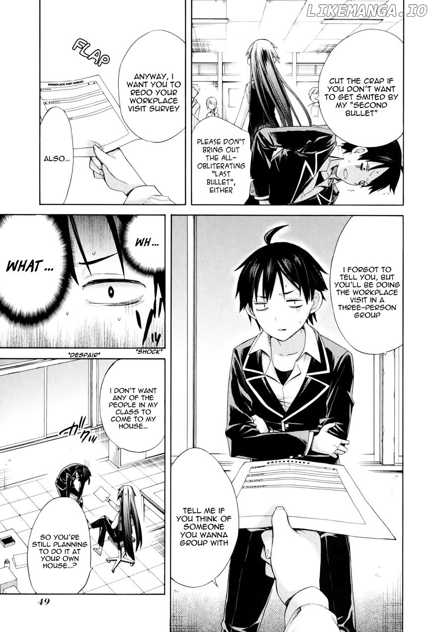 Yahari Ore no Seishun Rabukome wa Machigatte Iru. - Mougenroku chapter 8 - page 11