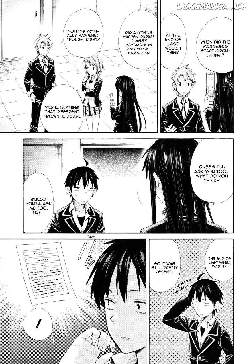 Yahari Ore no Seishun Rabukome wa Machigatte Iru. - Mougenroku chapter 8 - page 25