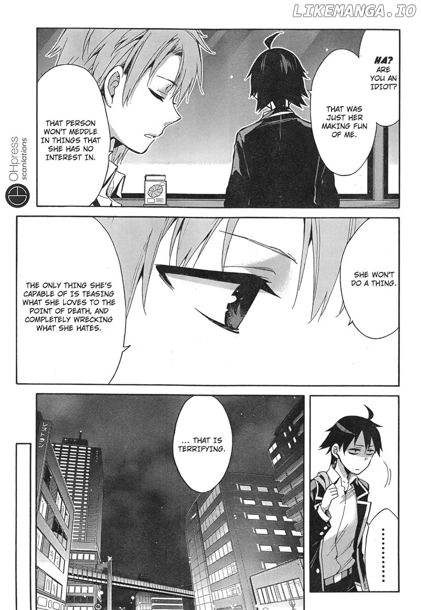 Yahari Ore no Seishun Rabukome wa Machigatte Iru. - Mougenroku chapter 31 - page 21
