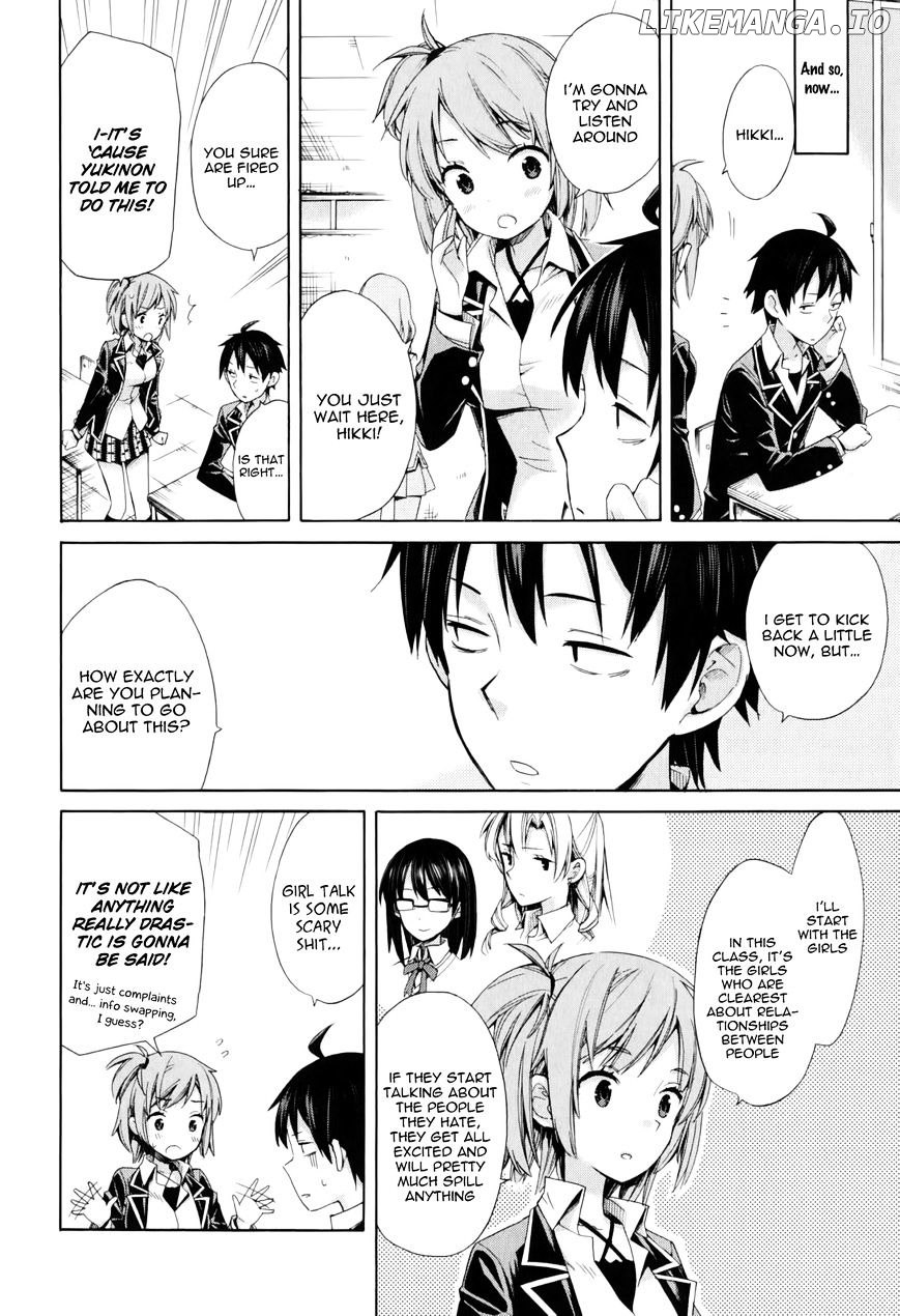 Yahari Ore no Seishun Rabukome wa Machigatte Iru. - Mougenroku chapter 9 - page 10