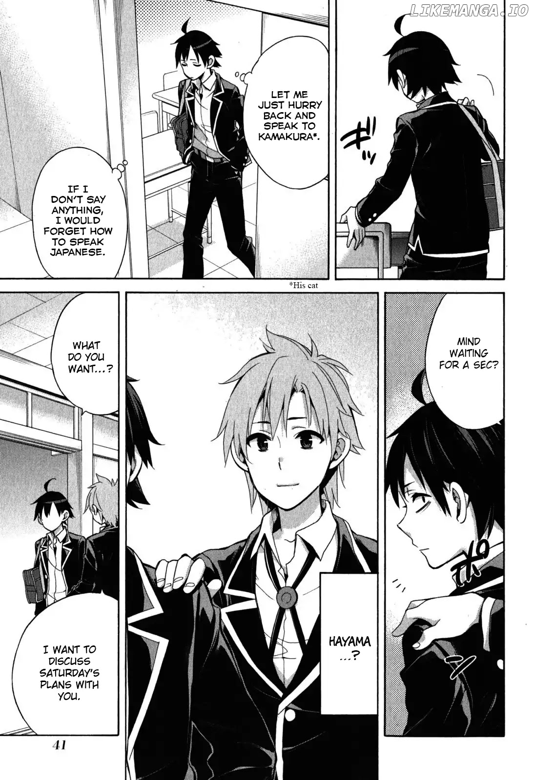 Yahari Ore no Seishun Rabukome wa Machigatte Iru. - Mougenroku chapter 32 - page 4