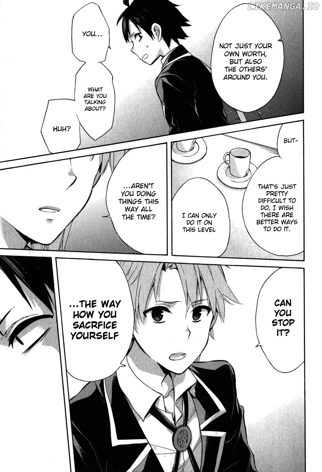 Yahari Ore no Seishun Rabukome wa Machigatte Iru. - Mougenroku chapter 32 - page 52