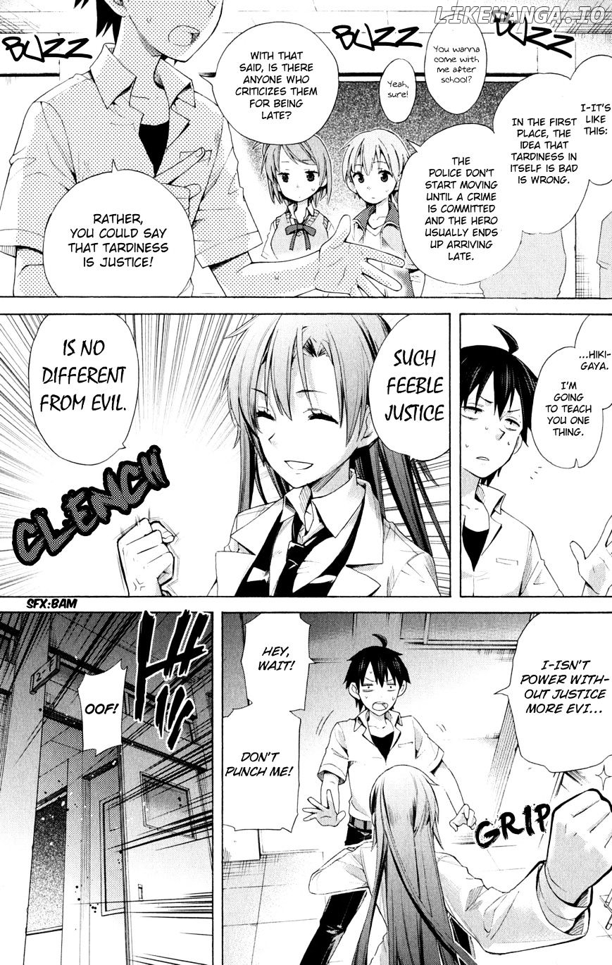 Yahari Ore no Seishun Rabukome wa Machigatte Iru. - Mougenroku chapter 10 - page 3