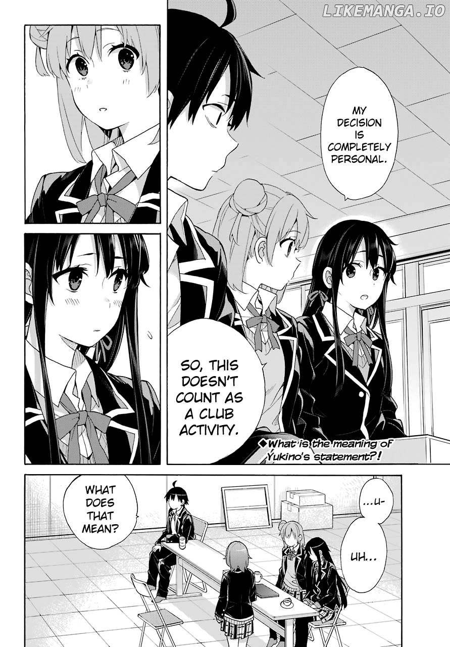 Yahari Ore no Seishun Rabukome wa Machigatte Iru. - Mougenroku chapter 66 - page 2