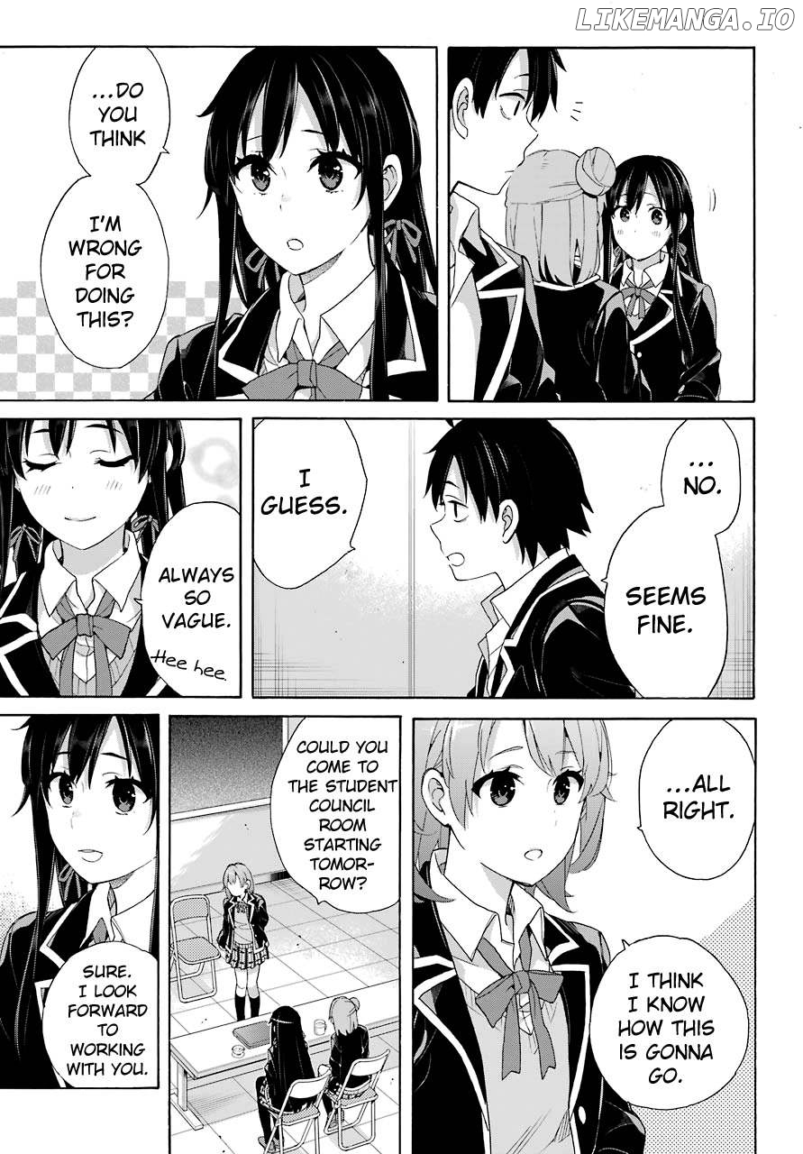 Yahari Ore no Seishun Rabukome wa Machigatte Iru. - Mougenroku chapter 66 - page 7
