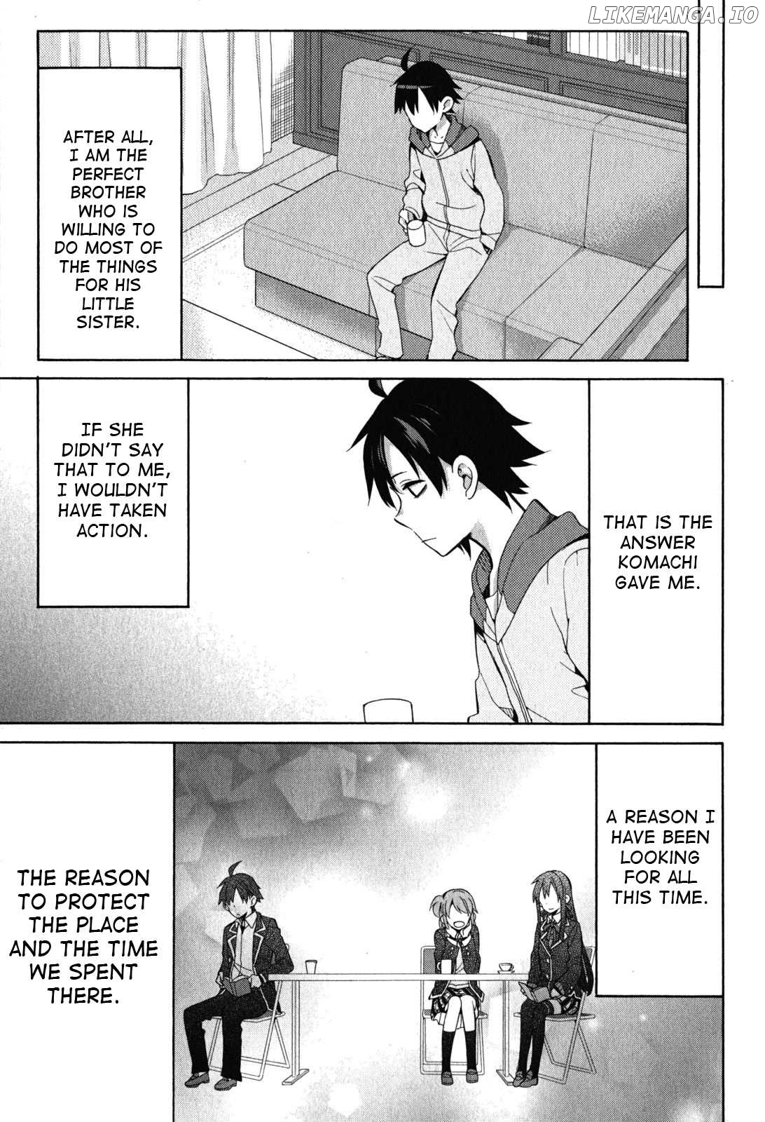Yahari Ore no Seishun Rabukome wa Machigatte Iru. - Mougenroku chapter 33 - page 39