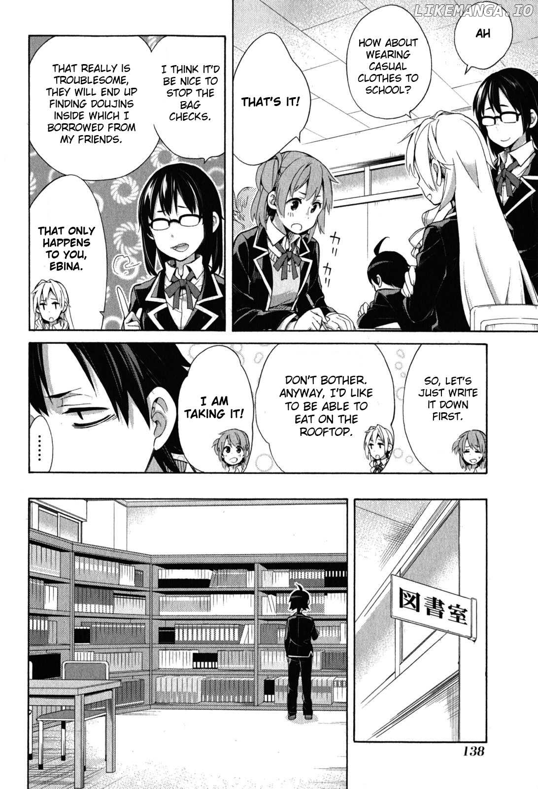 Yahari Ore no Seishun Rabukome wa Machigatte Iru. - Mougenroku chapter 33 - page 42