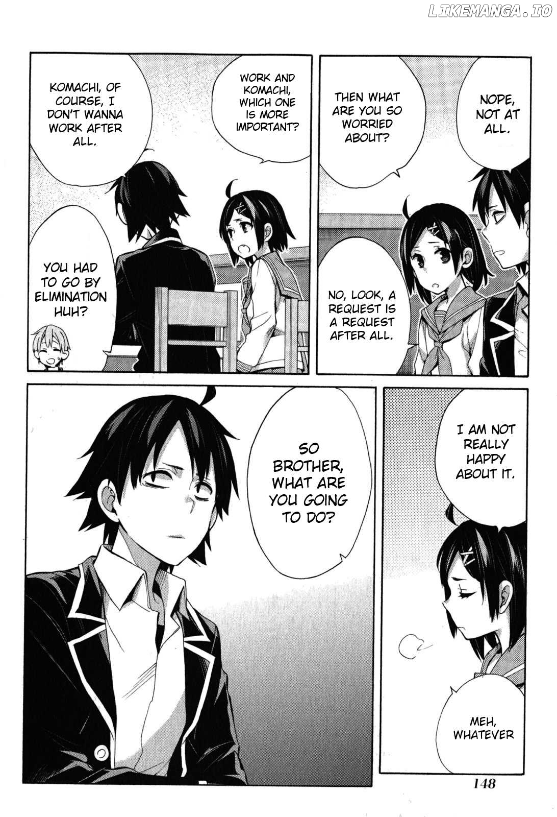 Yahari Ore no Seishun Rabukome wa Machigatte Iru. - Mougenroku chapter 33 - page 52