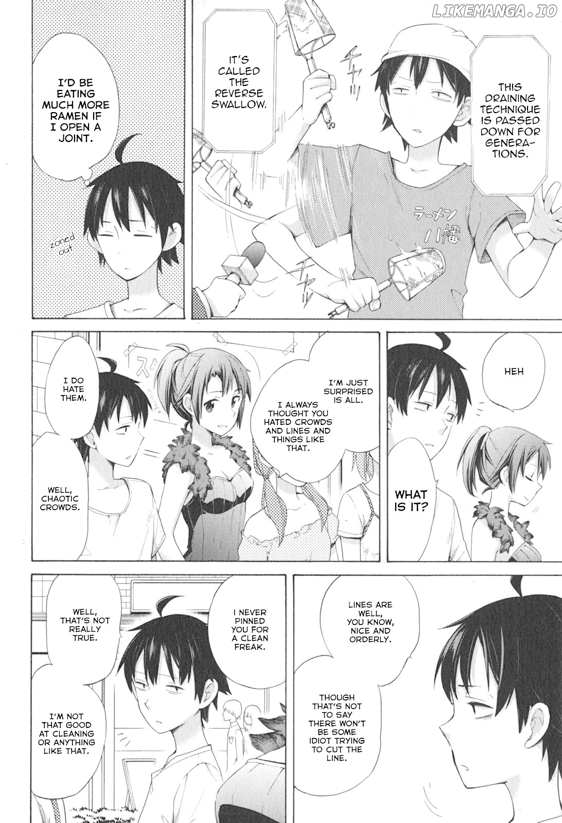 Yahari Ore no Seishun Rabukome wa Machigatte Iru. - Mougenroku chapter 33.5 - page 13