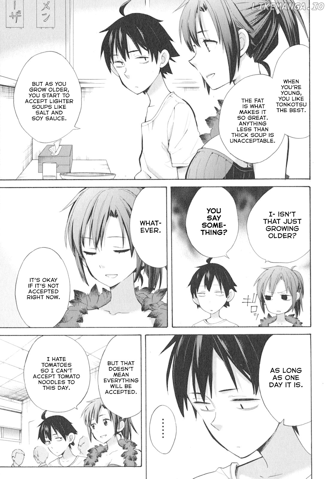 Yahari Ore no Seishun Rabukome wa Machigatte Iru. - Mougenroku chapter 33.5 - page 16